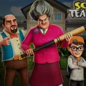 Scary Granny Teacher Horror логотип