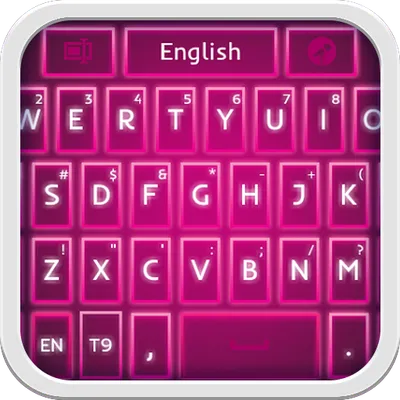 Keyboard Pink Glow