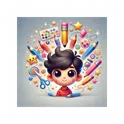 FriendsWorld прокачка креативности логотип