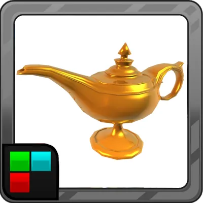 Genie Lamp Make My Wish 