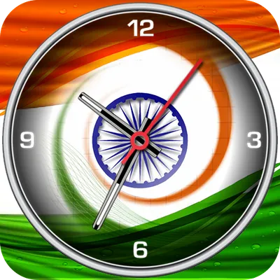 India Clock Live Wallpaper