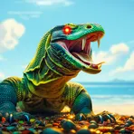 Komodo Dragon : Dragon Games логотип