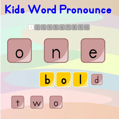 Kids Word Pronounce