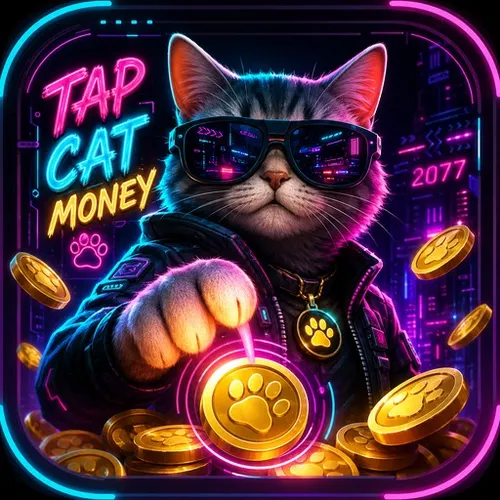 Tap cat money — иконка