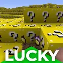 Lucky block for minecraft логотип