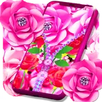 Zipper diamond flower lock scr логотип