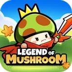 Legend of mushroom — RPG битва логотип