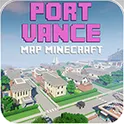 Карта Port Vance для майнкрафт логотип
