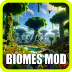Biomes Mod for Minecraft PE логотип
