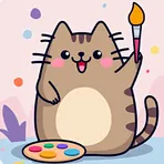 Pusheen Coloring Fun логотип