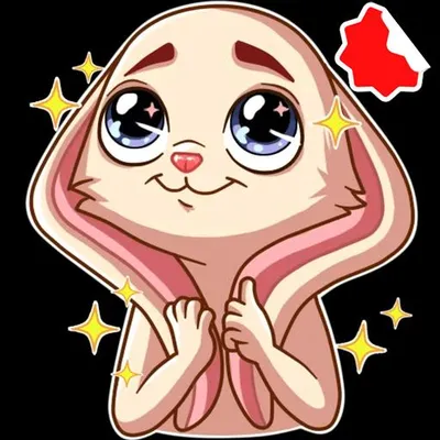 Наклейки кроликов WASticker-Stickers Bunny