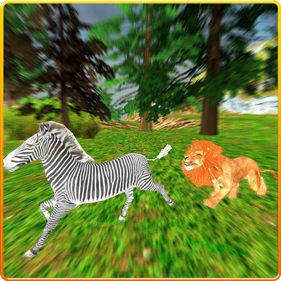 Angry Wild Lion Attack Sim 3D 