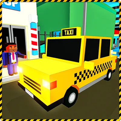 Blocky Furious Taxi Craft