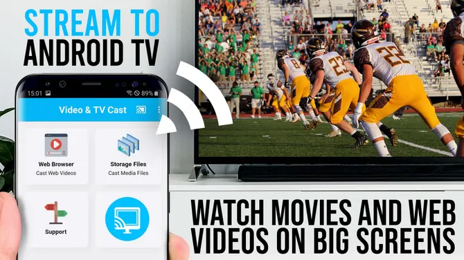 TV Cast for Android TV — скачать для Android 5,0★ бесплатно 📱 в RuStore