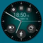 Black Classic Watch Face логотип