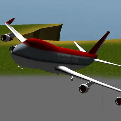 3D Airplane flight simulator 2