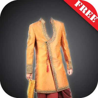 Sherwani suit photo montage