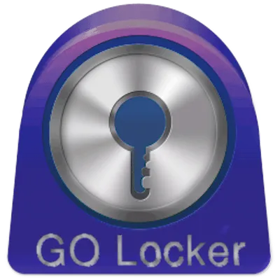 GO Locker Тема Dark Purple