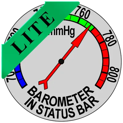  Барометр в строке состояния Lite