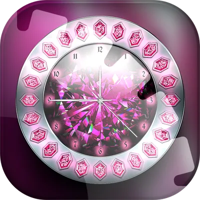 Crystal Clock Live Wallpaper