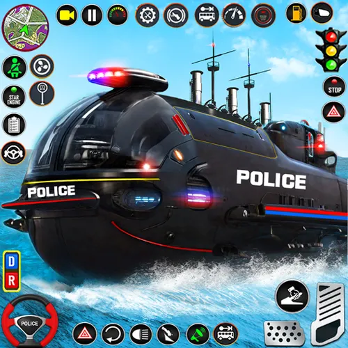 US Police Submarine Transport — иконка