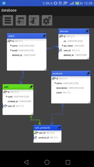 Database Modeler Lite — скачать для Android 1,0★ бесплатно 📱 в RuStore