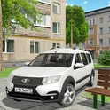 Лада Ларгус - игра про машины логотип