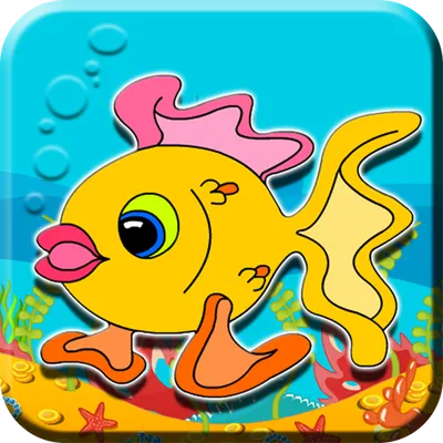 Coloring Game-Cute Fish