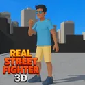 Настоящий уличный боец ​​3D логотип