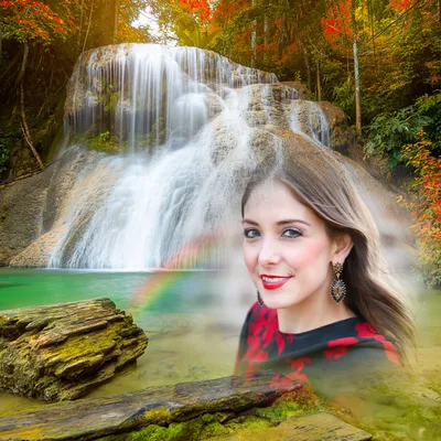 Waterfall Photo Frame