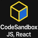 CodeSandBox - JS и React | песочница JS и React логотип