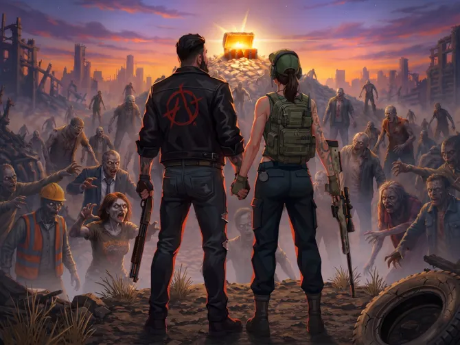 Обложка события Last Hero: Игра Рогалик, Волны Зомби и Стрелялка.