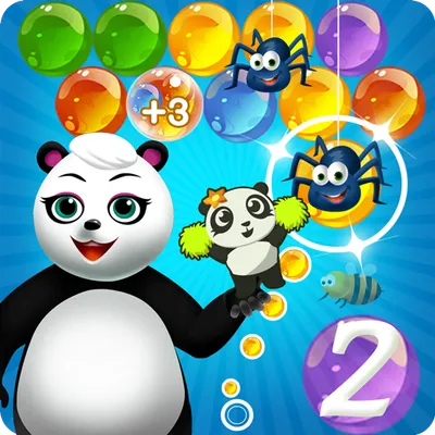 New Panda Bubble Shooter