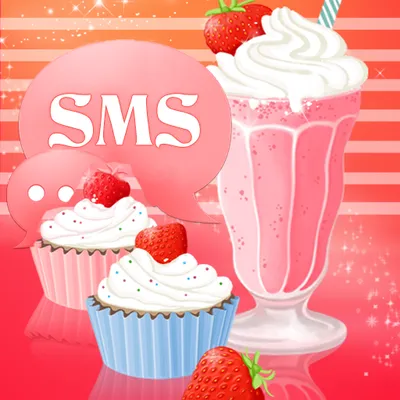 Muffin Shake Theme GO SMS Pro