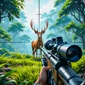 Ultimate Deer Hunting Game: Jungle Sniper логотип