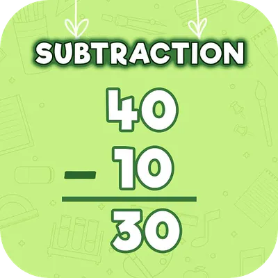 Learn Subtraction - Subtract Math Games For Kids