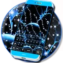 Blue Flash Клавиатура логотип