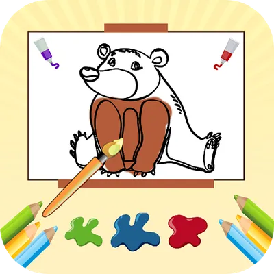 Раскраска Doodle Games - Цветные страницы