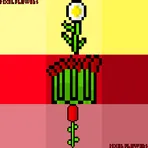 Pixel Flowers логотип