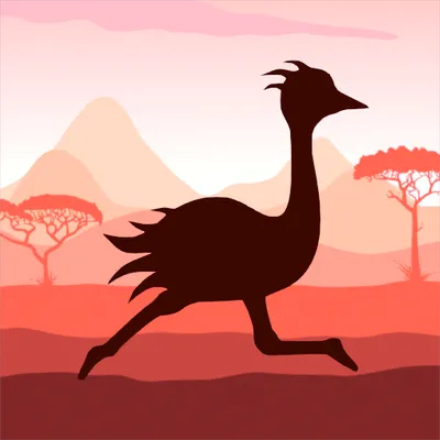 Crazy Ostrich: весёлый прыгун