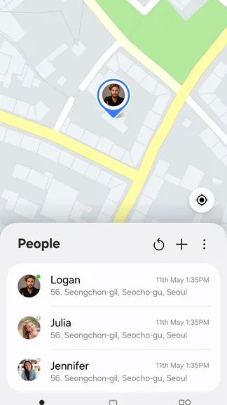 Скриншот Samsung Find 1