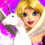 Princess Unicorn Sky World Run логотип