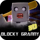 Blocky Granny Horror House 3D