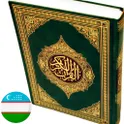 Uzbek Quran in audio and text логотип