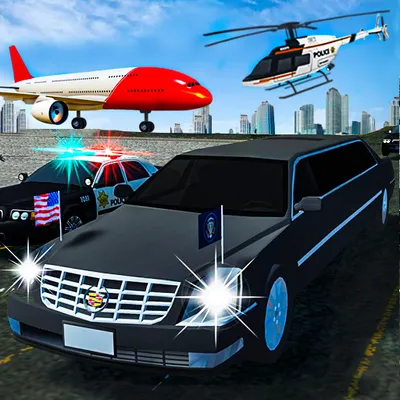 President Police Helicopter Limo