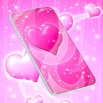 Pink Hearts Live Wallpaper логотип