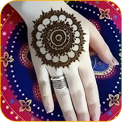 Simple Mehndi Designs Thin