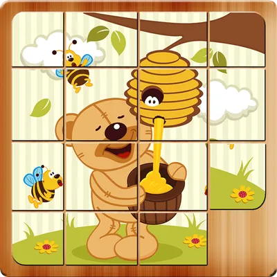 Kids Animal Sliding Puzzle