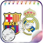 Football Logo Color by Number логотип