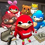 Ugandan Simulator. Knuckles Survival логотип
